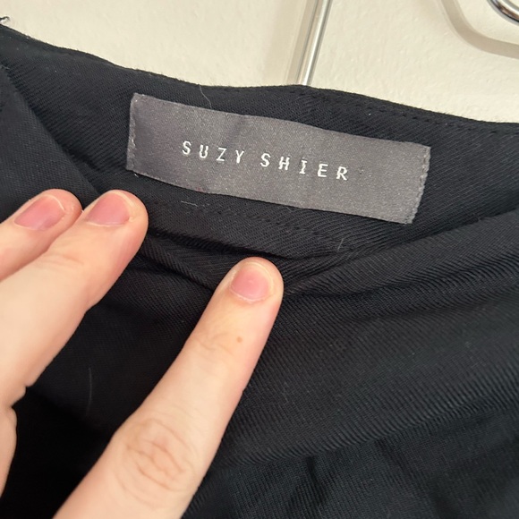 Black Slit Skirt - Picture 3 of 4